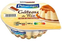 Gateau de riz nappe de caramel 500g