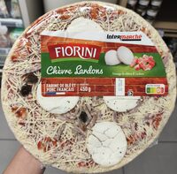 Pizza chèvre lardons