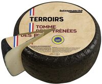 Tomme des pyrenees igp coupe