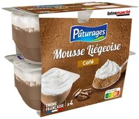 Mousse liegeoise cafe 4x80g