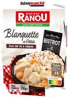 BLANQUETTE DE VEAU AUX CEPES ET DUO DE RIZ 330g