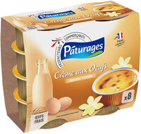Creme aux œufs saveur vanille 8x100g
