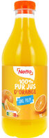 Pj orange sans pulpe pet 1l