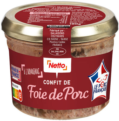 VERRINE Confit de foie de porc à l'Armagnac