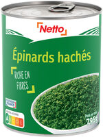 Epinards hachés - 4/4 765g