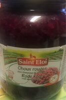 Choux rouges avec morceaux de pommes