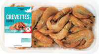 Crevettes roses cuites, 40/60