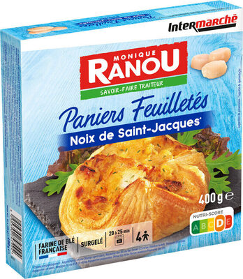 4 Paniers feuilletés Saint Jacques - 4 x 100g