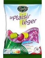 Bonbons sans sucres goût fruits - 150g