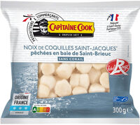 NOIX DE SAINT JACQUES SANS CORAIL ST BRIEUC Pecten MAXIMUS MSC 300G