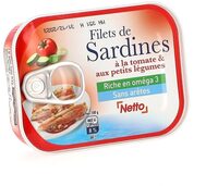 Filets de sardines à la tomate et petits légumes 100g (1/7)