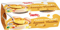 Creme aux œufs saveur vanille 4x100g