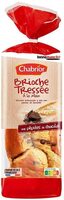 Brioche tressée aux pépites de chocolat 600g