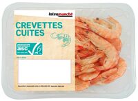 Crevettes cuites 60/80 500g