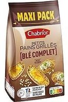 Petits pains grillés au blé complet