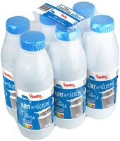 Lait uht 1/2 ecreme bt pack 6x50cl