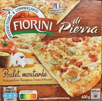 Pizza Di Pierra Poulet Moutarde surgelée 400g