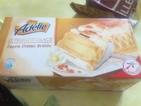 Feuilleté glacé façon crème brûlée