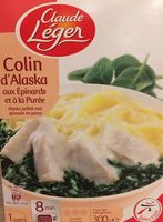 Colin d'Alaska aux Épinards et à la Purée