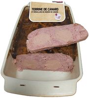 Terrine de canard et medaillons mousse de canard trad