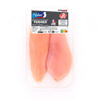 2 filets de poulet fermier blanc Label Rouge - 300g PV