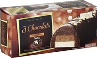 Bûche 3 chocolats (CG) - 1000mL