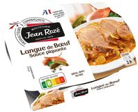 Langue de bœuf sauce piquante - Cuisiné 300g poids fixe