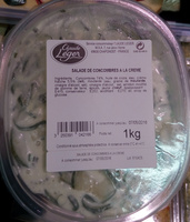 Salade de concombres à la crème