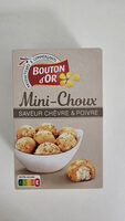 Mini-Choux saveur Chèvre et Poivre