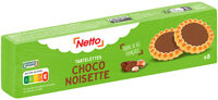 8 Tartelettes chocolat noisette rondes 150G