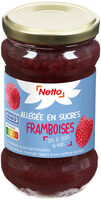 CONFITURE EXTRA de framboises ALLEGEE 50% fruits