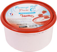 Fromage frais sucre a la fraise 0% 1kg