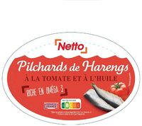 Harengs pilchards à la tomate et à l'huile 367g