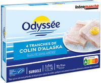 Tranches de colin d'Alaska MSC 4x100g
