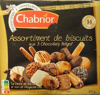 Assortiment de biscuits aux 3 chocolats belges