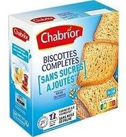 Biscottes complètes sans sucres ajoutés x36