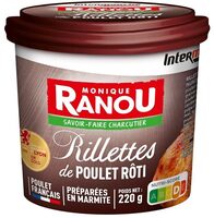 RILLETTES POULET ROTI 220g massif TRAD - FRANCE