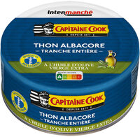 Thon albacore huile d'olive vierge extra tranche 160g