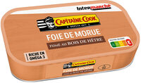 Foie de morue fumé au bois de hêtre 121g