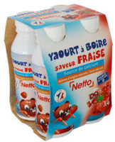 Yaourt à boire fraise