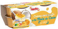 Crème aux œufs à la noix de coco 4x100g