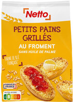 Petits pains grillés nature / au froment