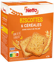 Biscottes aux 6 céréales x36