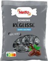 Bonbons sans sucres à l'extrait de réglisse - 150g