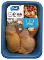4 cuisses déjointées de poulet jaune - 1kg environ