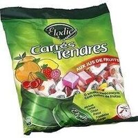 Bonbons Carrés tendres aux jus de fruits - 360g