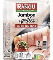 Jambon a griller choix 2t 160g ranou