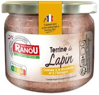 VERRINE Terrine de lapin - Cuisinée à la moutarde et à l'estragon