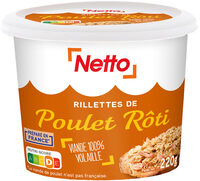 Rillettes poulet roti 220g
