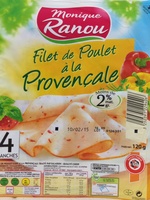 Filet de Poulet à la Provençale - 4 Tranches